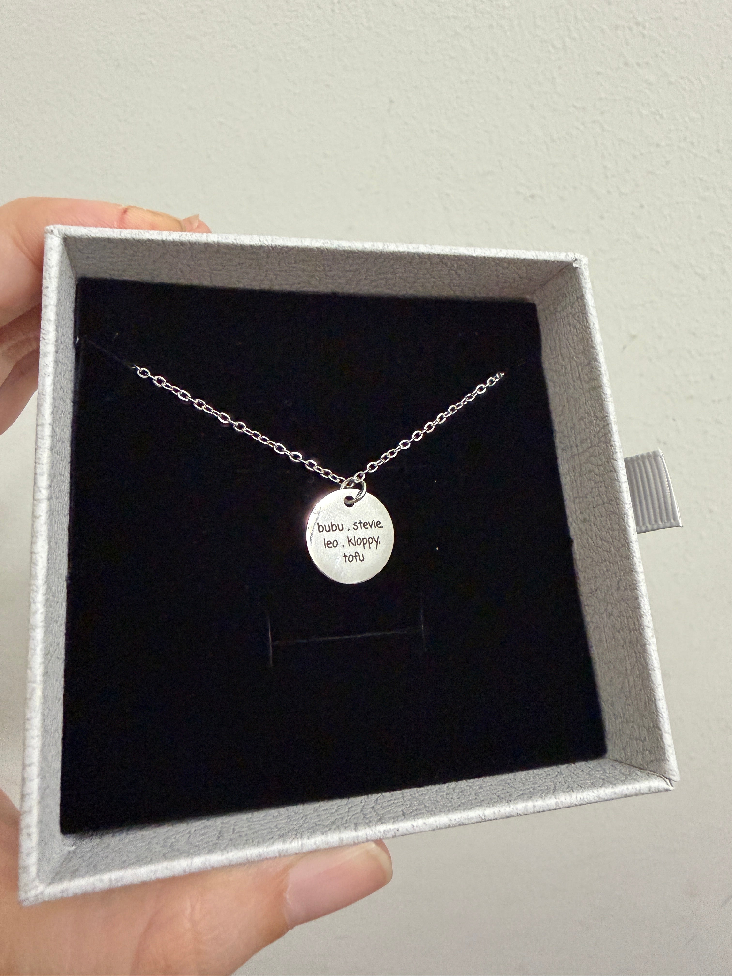 Engrave Your Necklace - Round