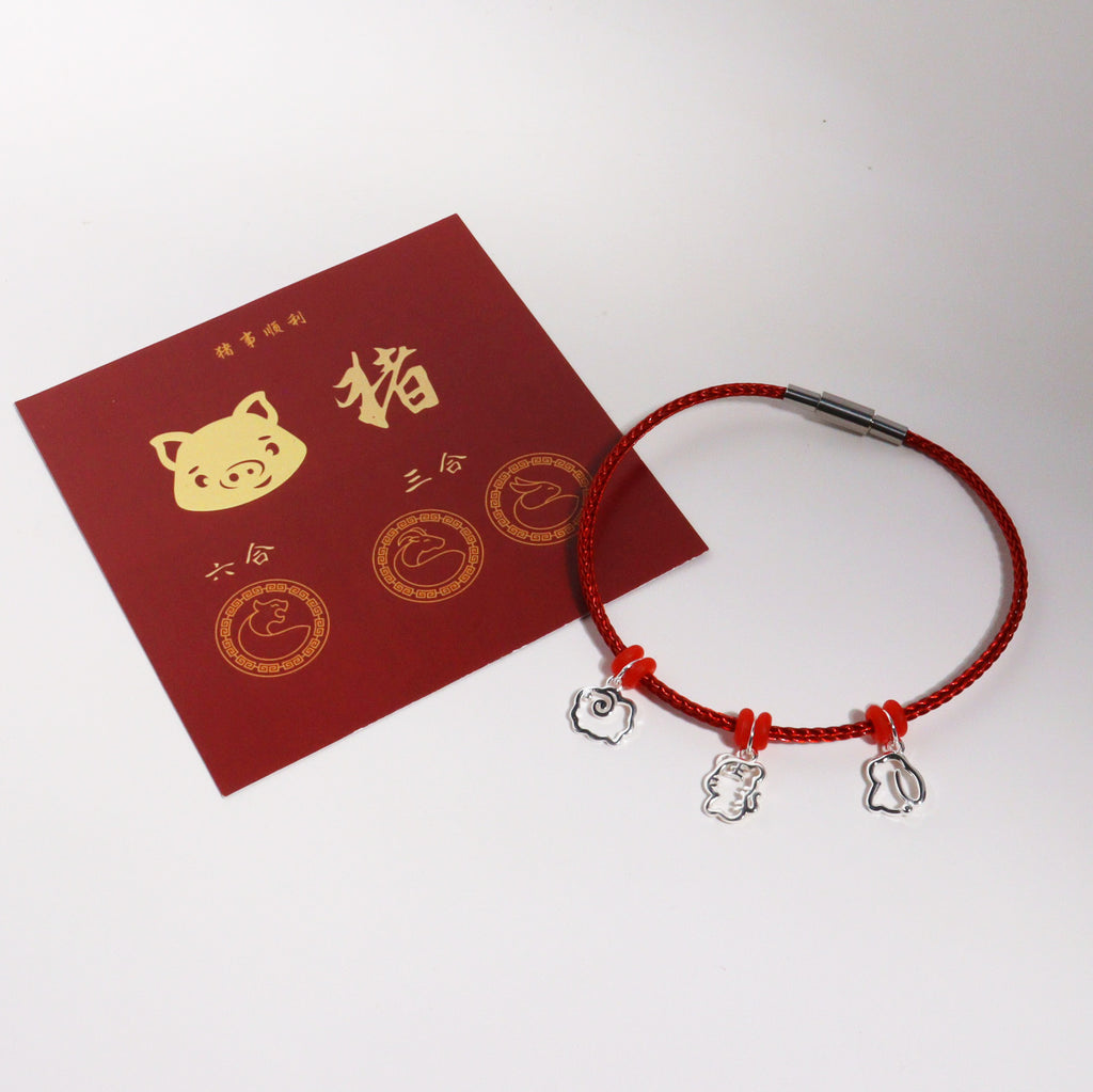 Chinese Zodiac Benefactor Leather Bracelet ｜十二生肖贵人编织手链