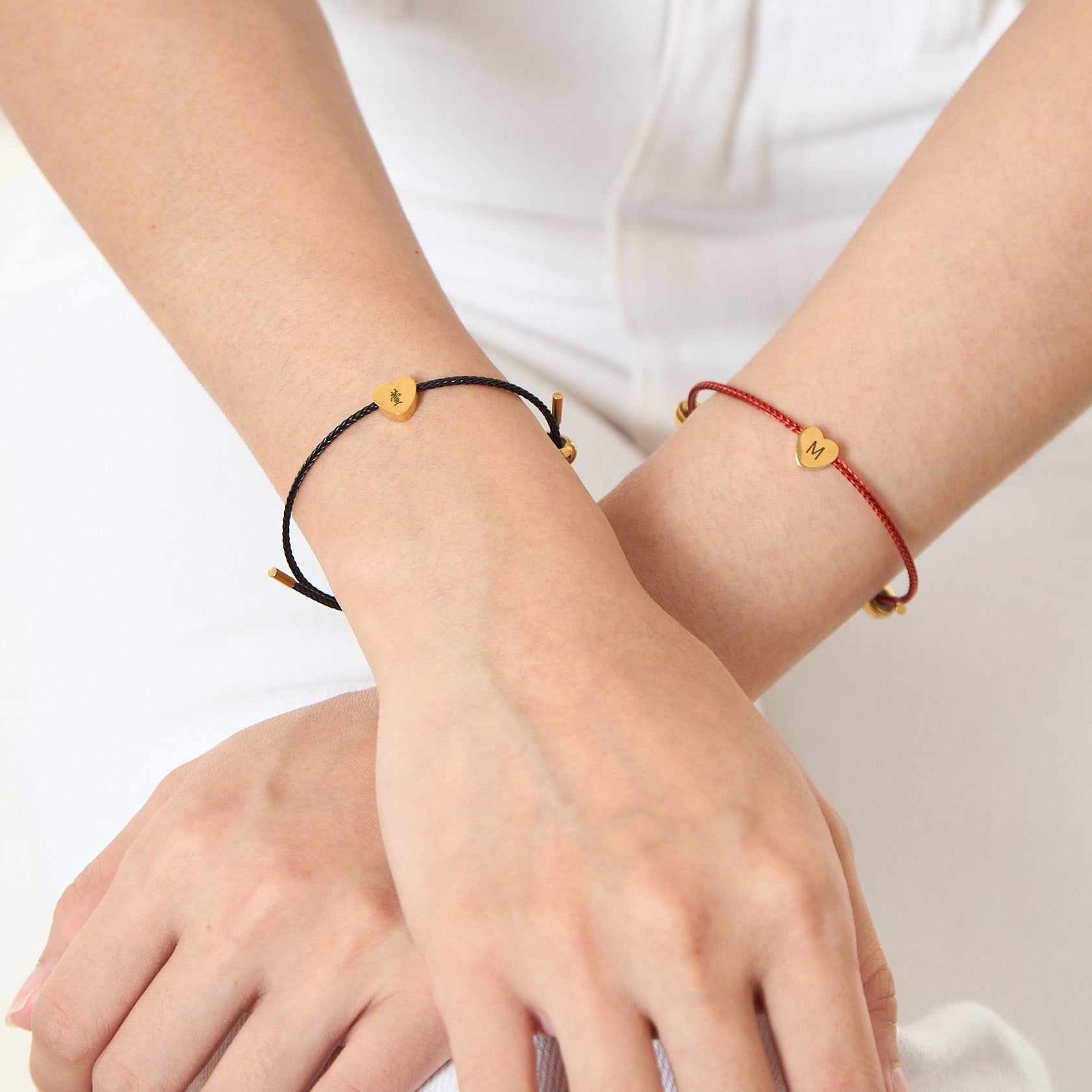 I Adore You Leather Bracelet