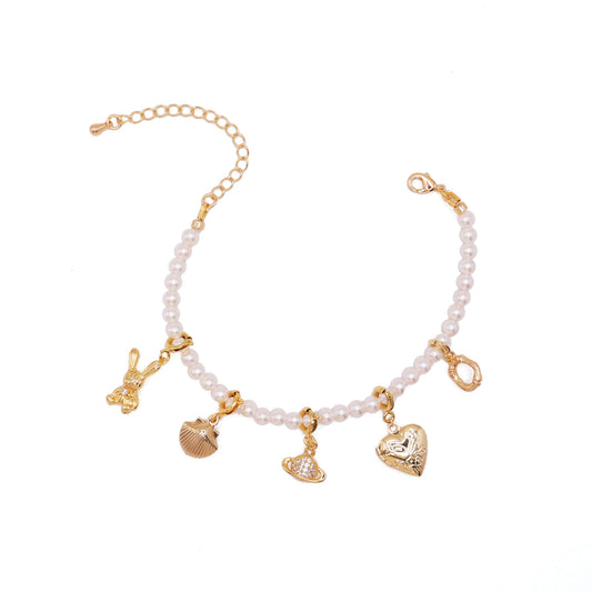 Build Your Own Charm Pearl Bracelet