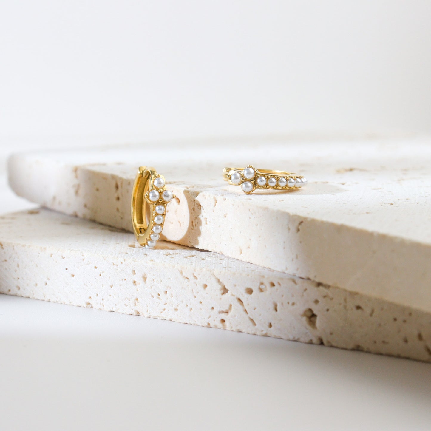 Petit Moment Pearl Huggies Earrings