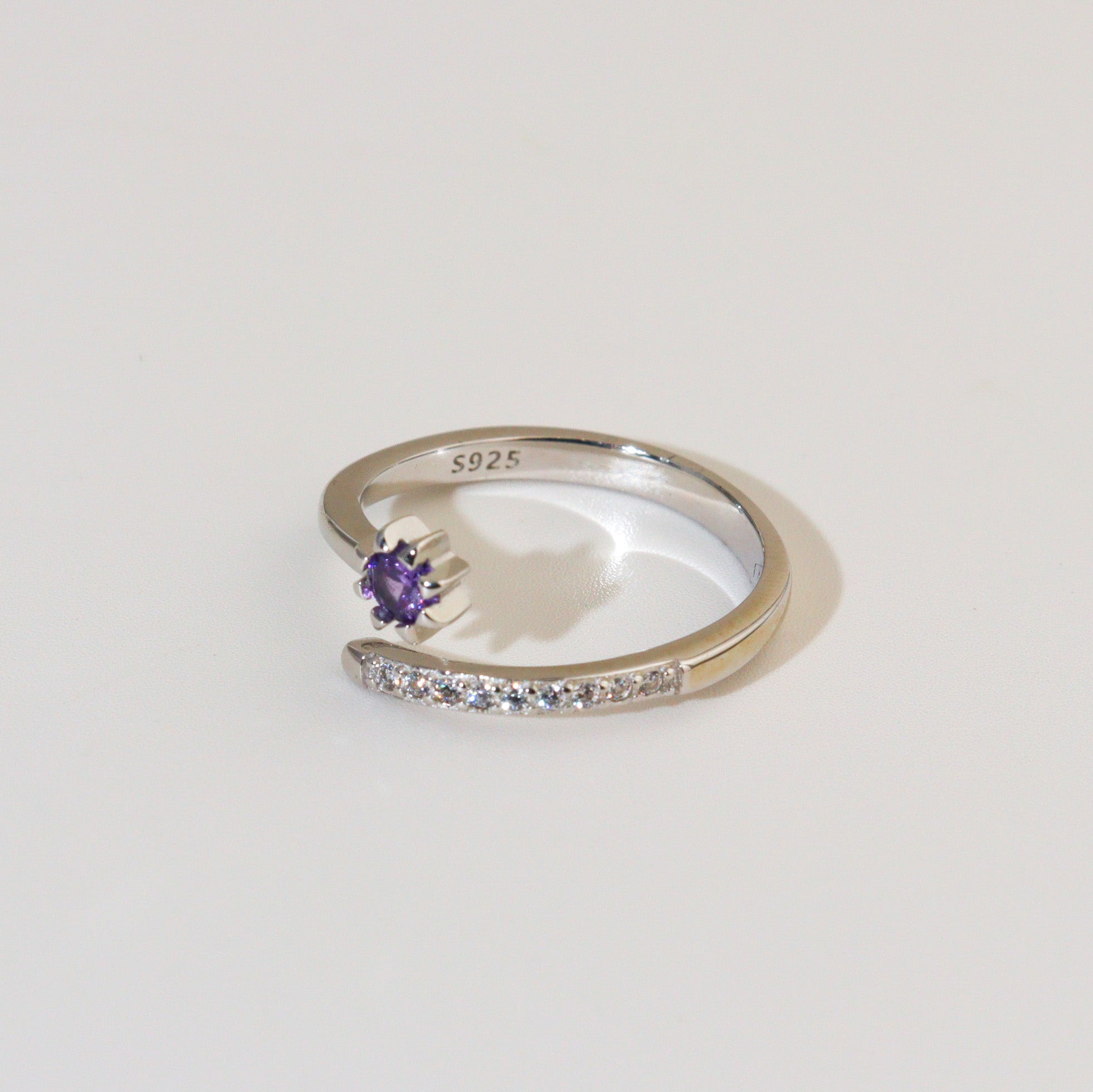 Purple Meteor Silver 925 Ring