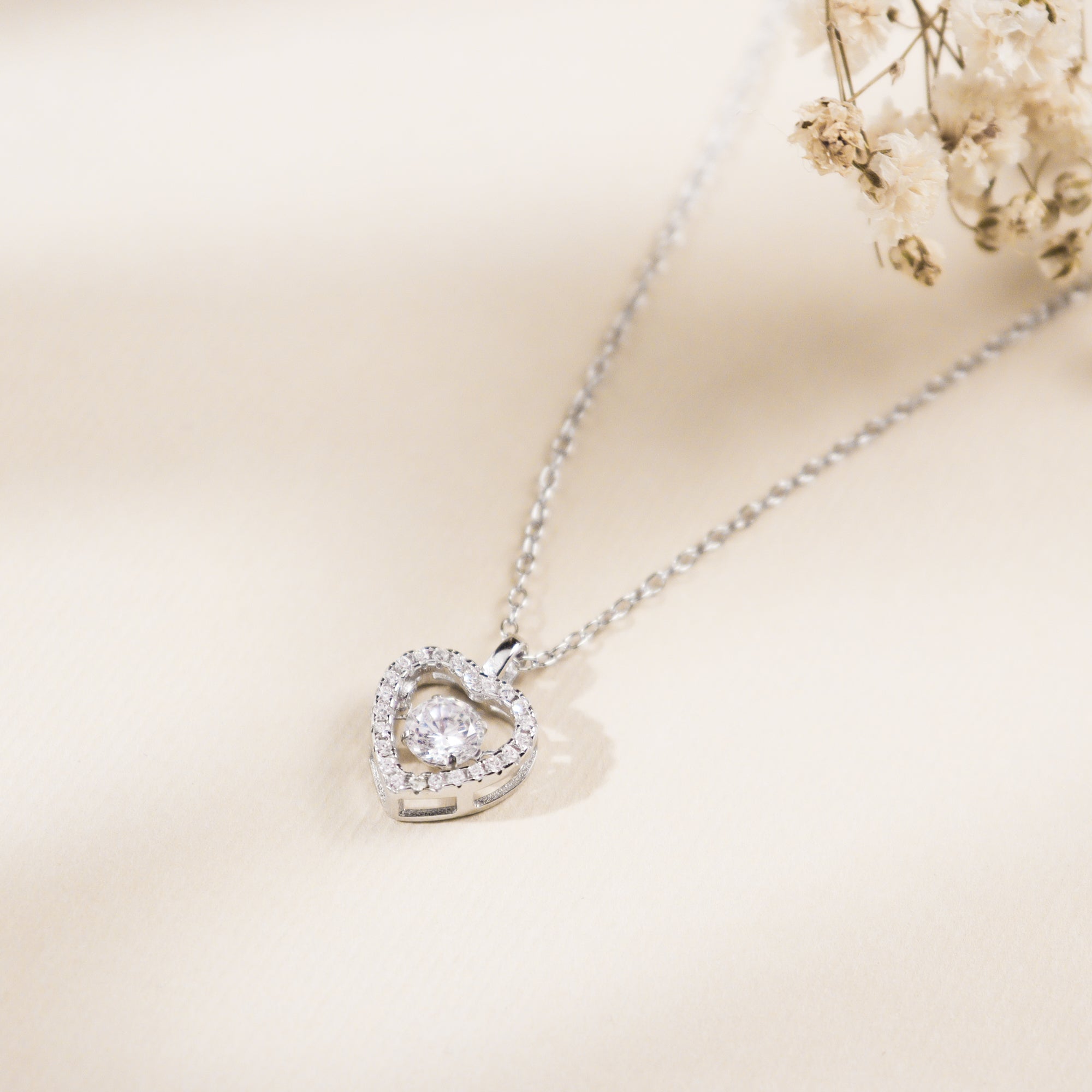 First Love Dancing Silver 925 Necklace