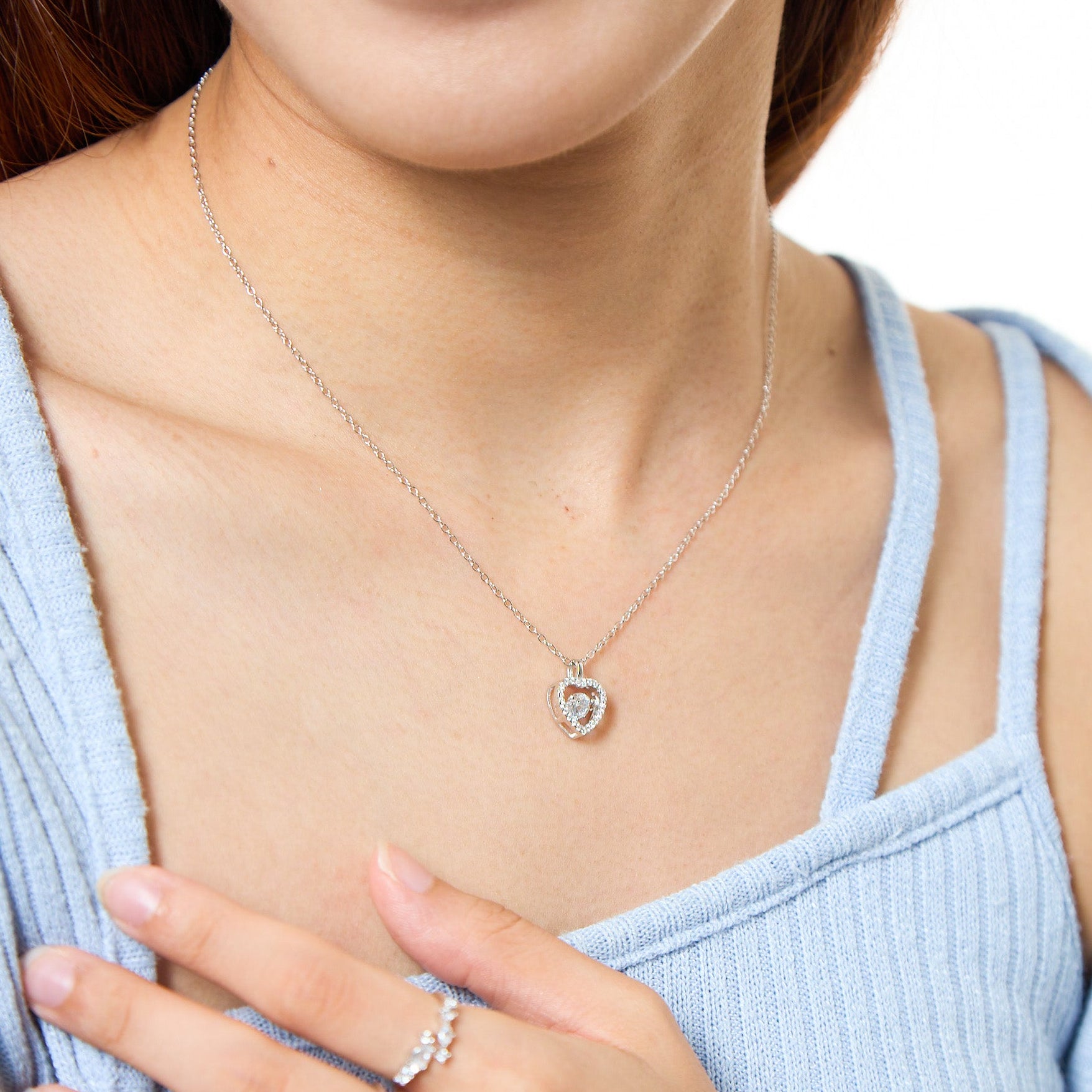 First Love Dancing Silver 925 Necklace