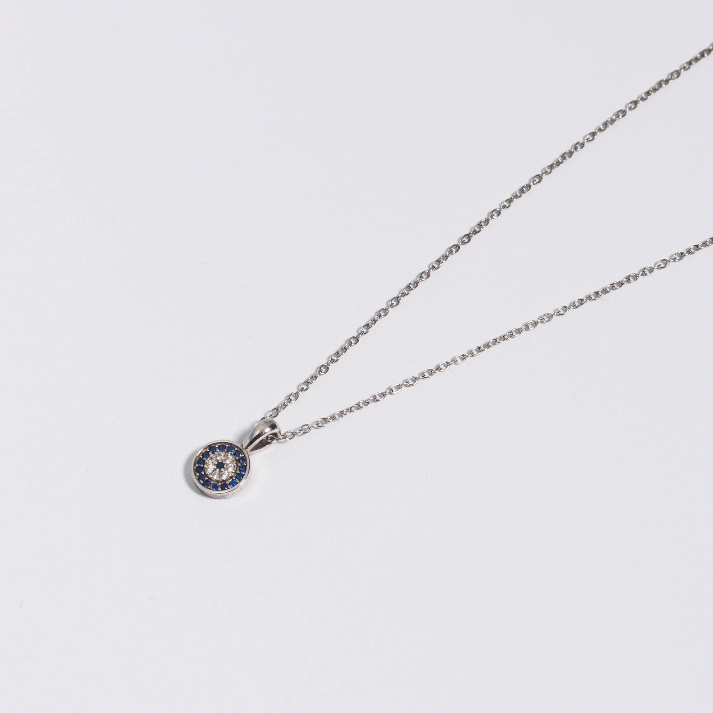 Devil Eye Silver 925 Necklace