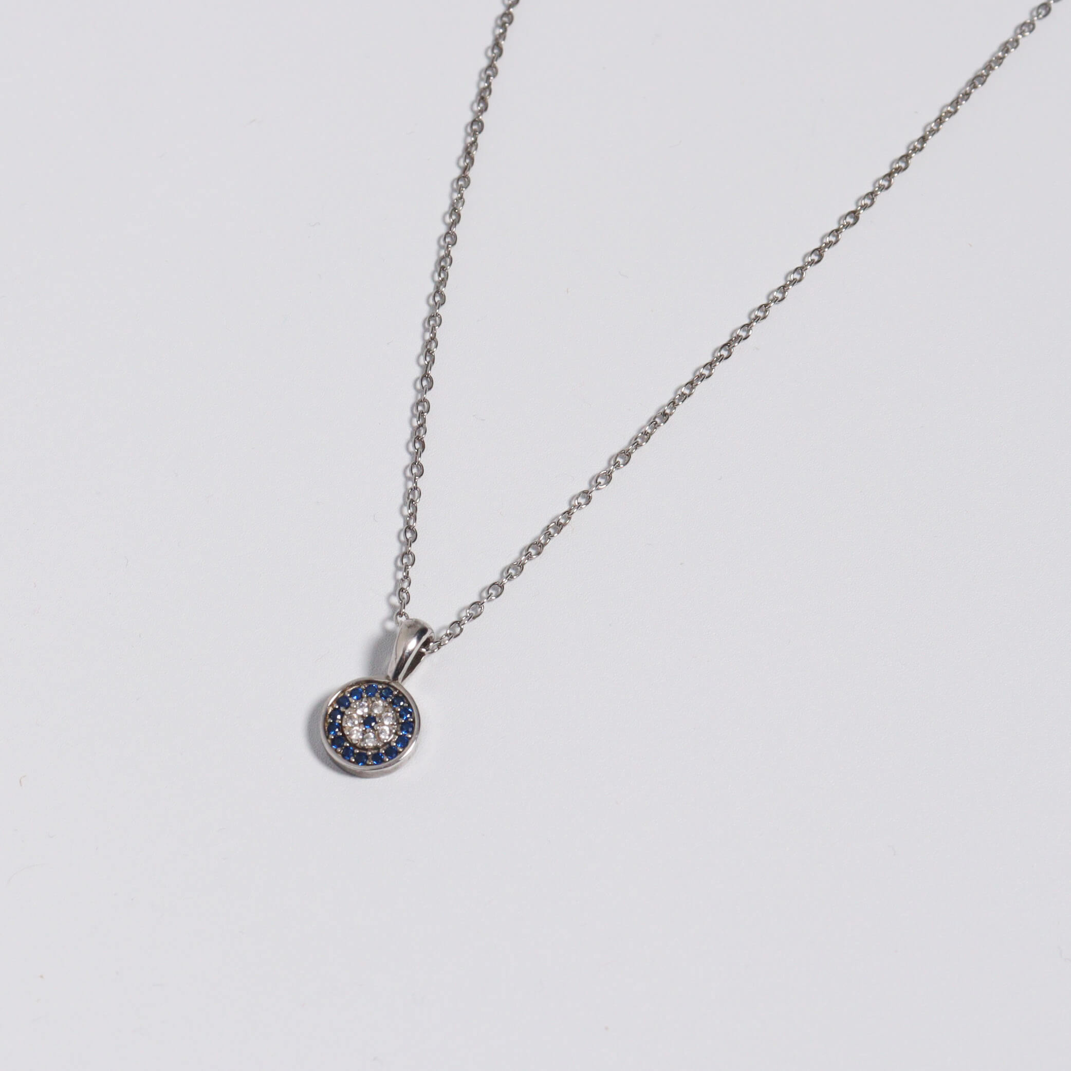 Devil Eye Silver 925 Necklace