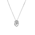 Dancing Crown Silver 925 Necklace