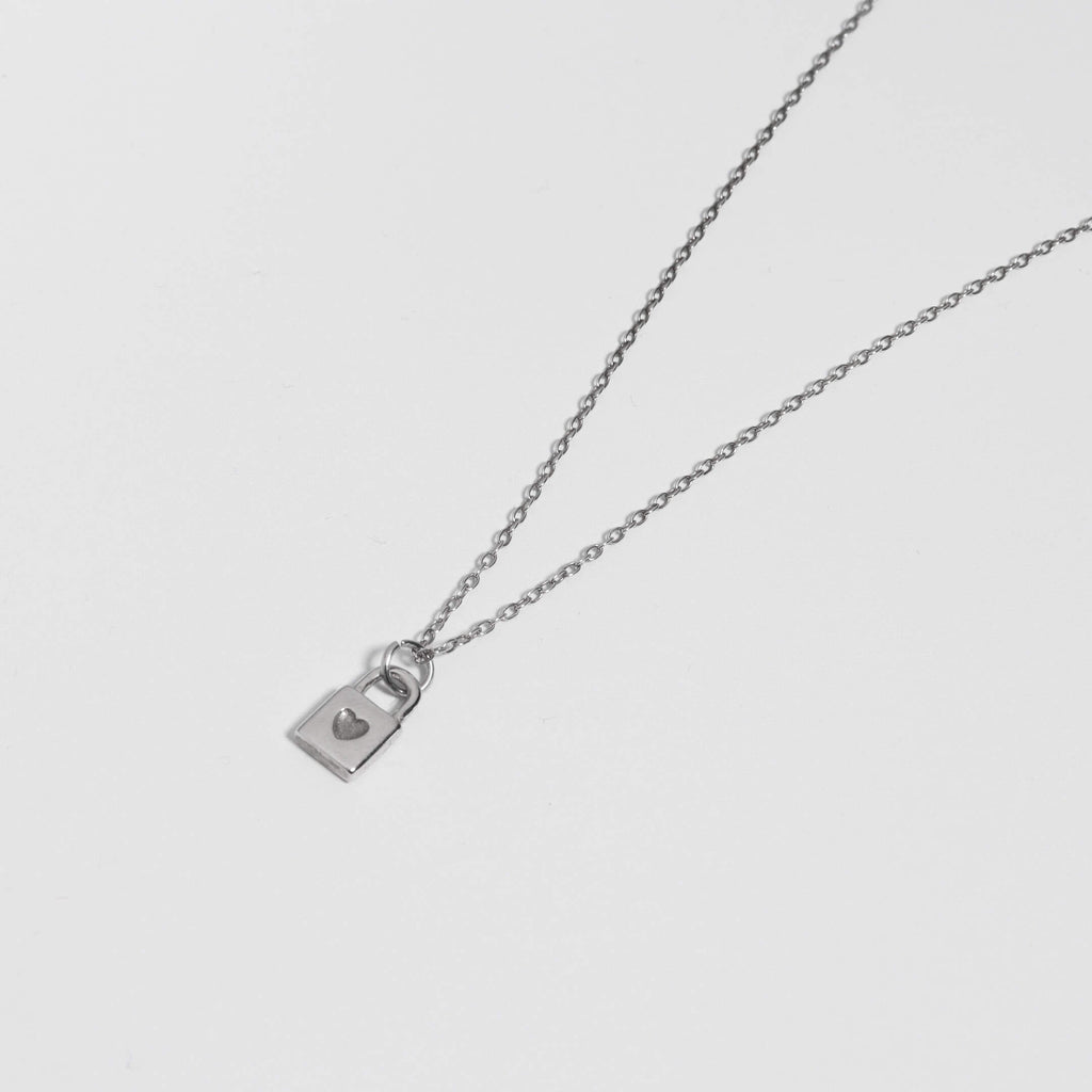 Lock Silver 925 Necklace