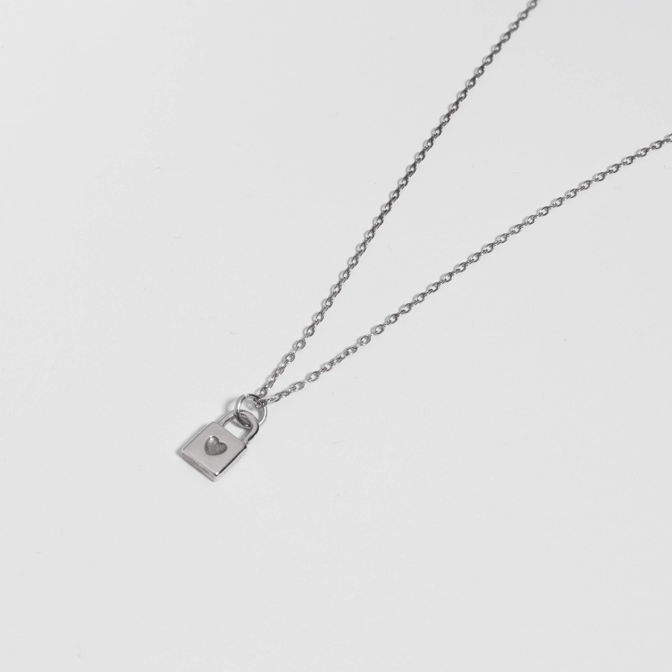 Lock Silver 925 Necklace