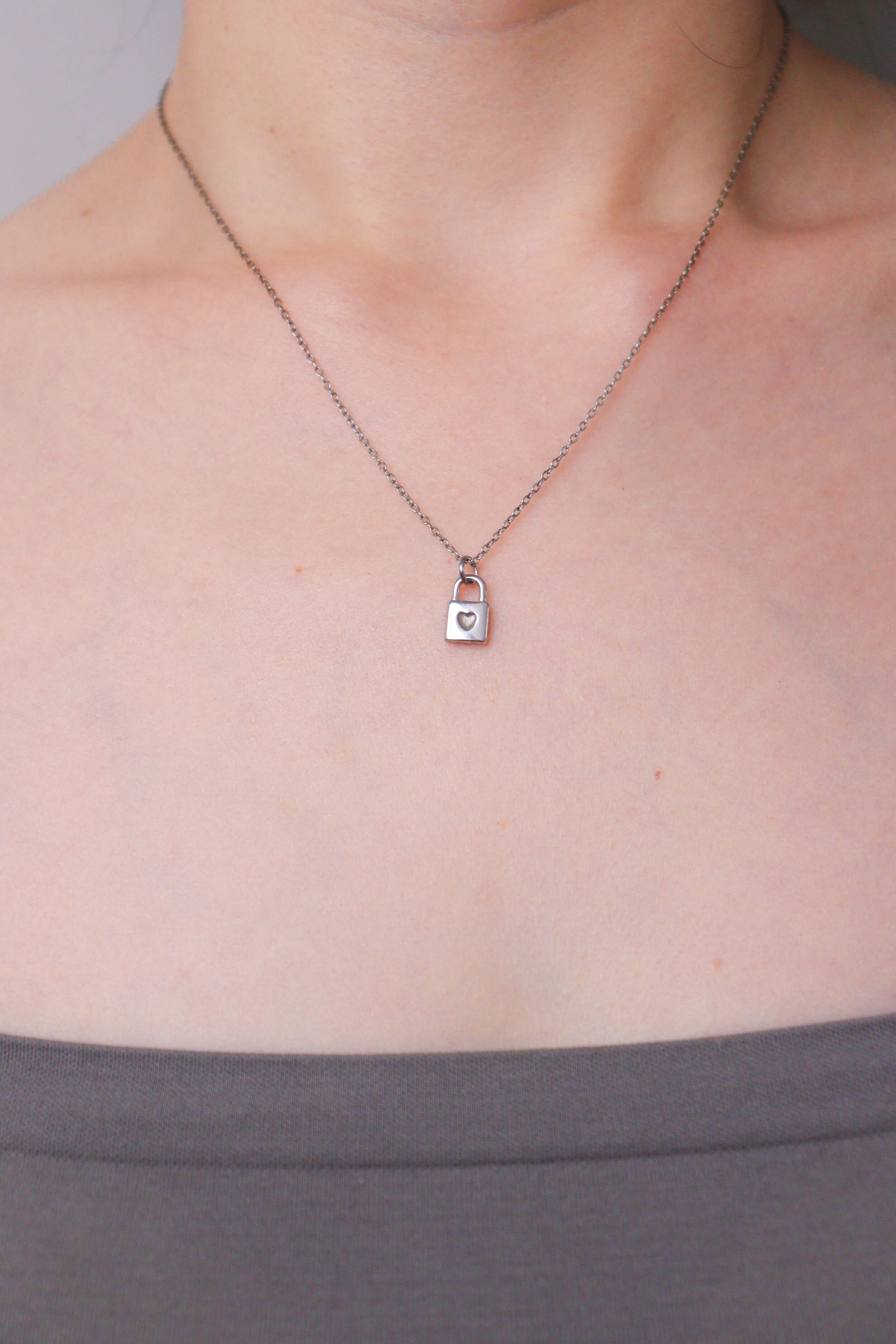 Lock Silver 925 Necklace