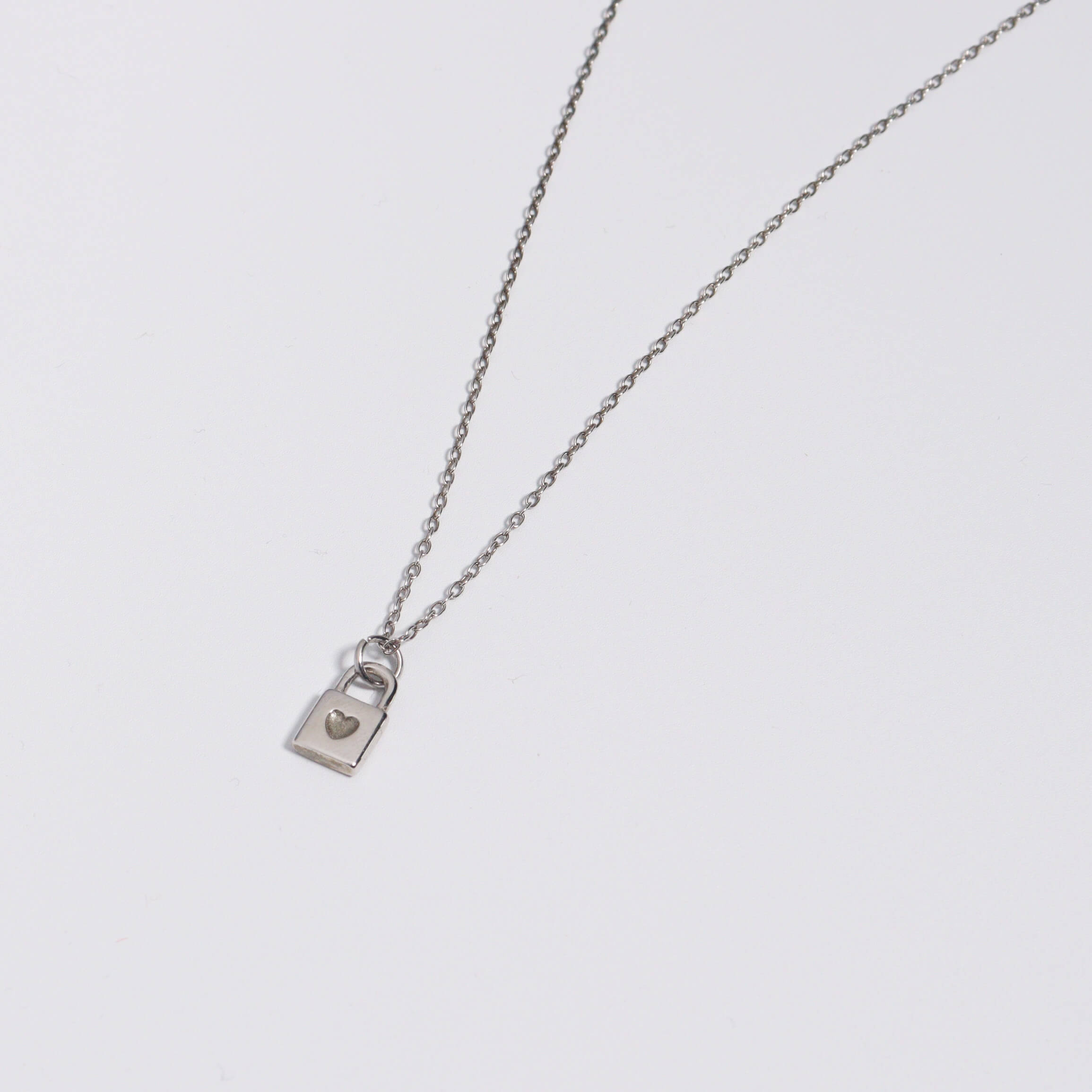 Lock Silver 925 Necklace