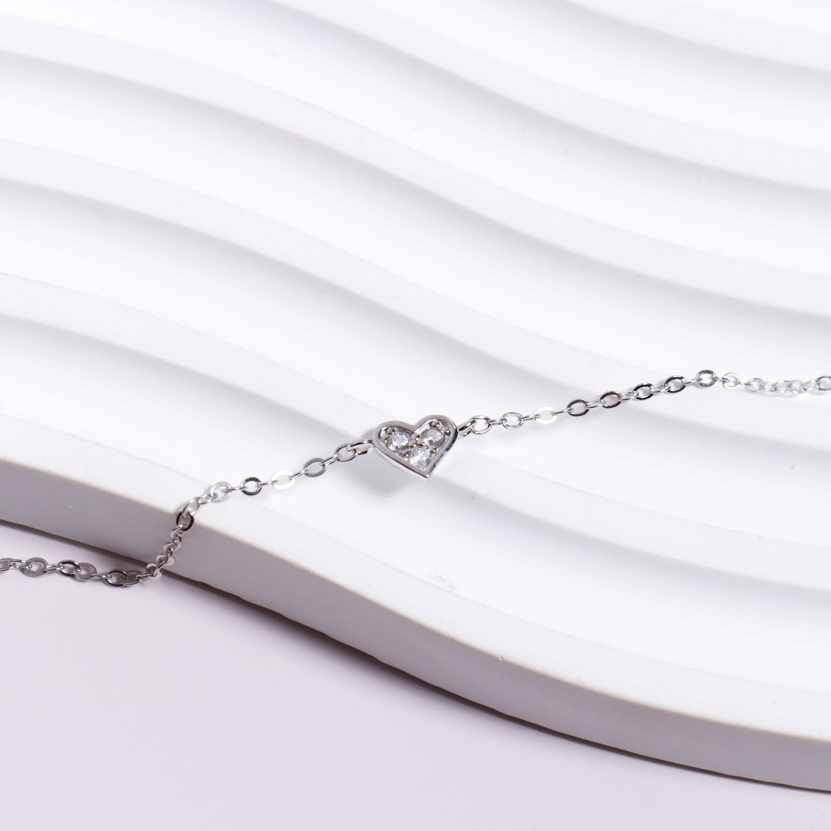 Heart Silver 925 Bracelet