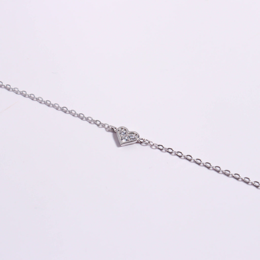 Heart Silver 925 Bracelet