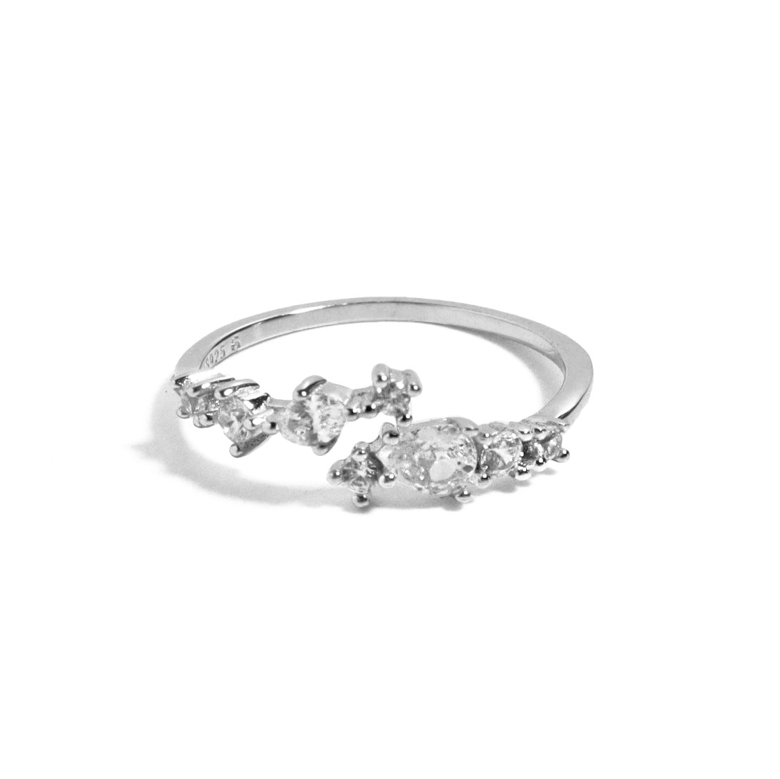 Everly Pave Silver 925 Ring