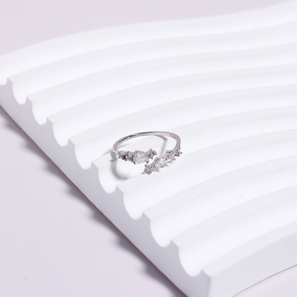 Everly Pave Silver 925 Ring