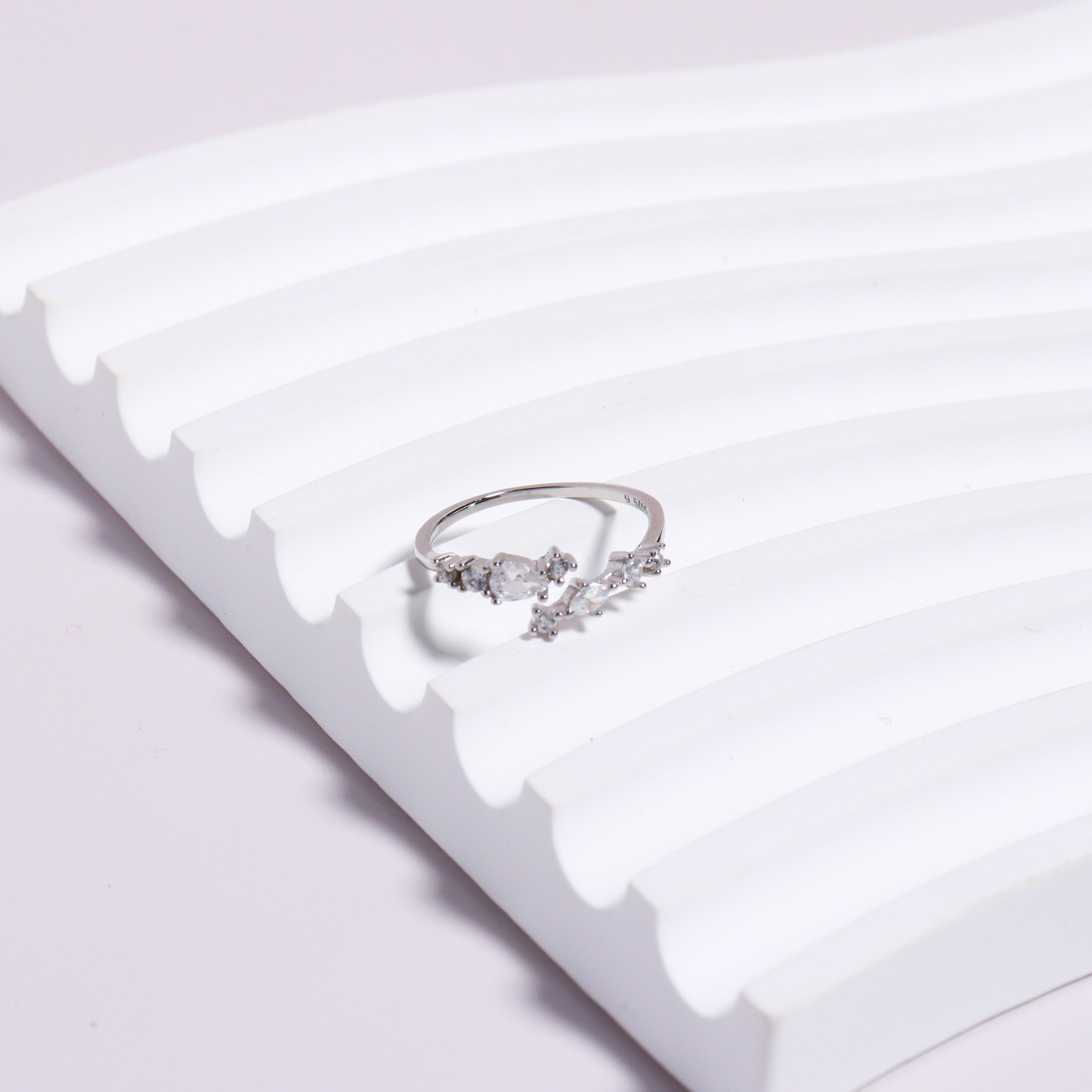 Everly Pave Silver 925 Ring