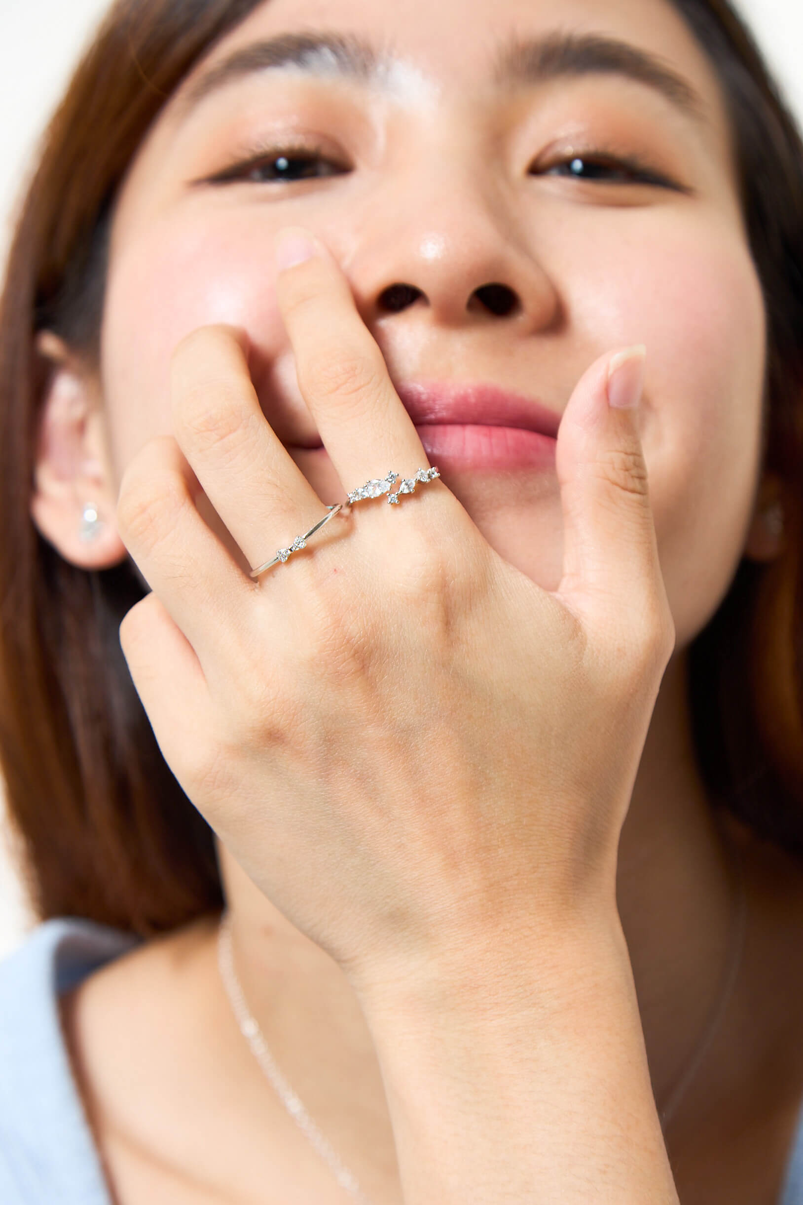 Tiny Bow Silver 925 Ring