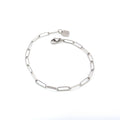 Thin Paperclip Chain Bracelet