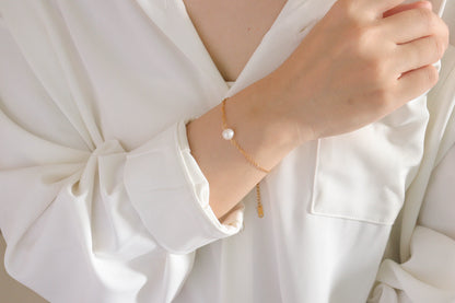 Pearly Mixed Chain Bracelet