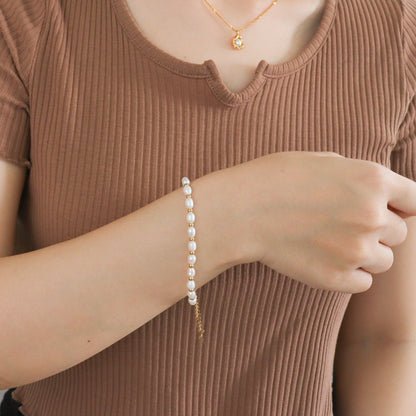 New Yorker Pearl Bracelet