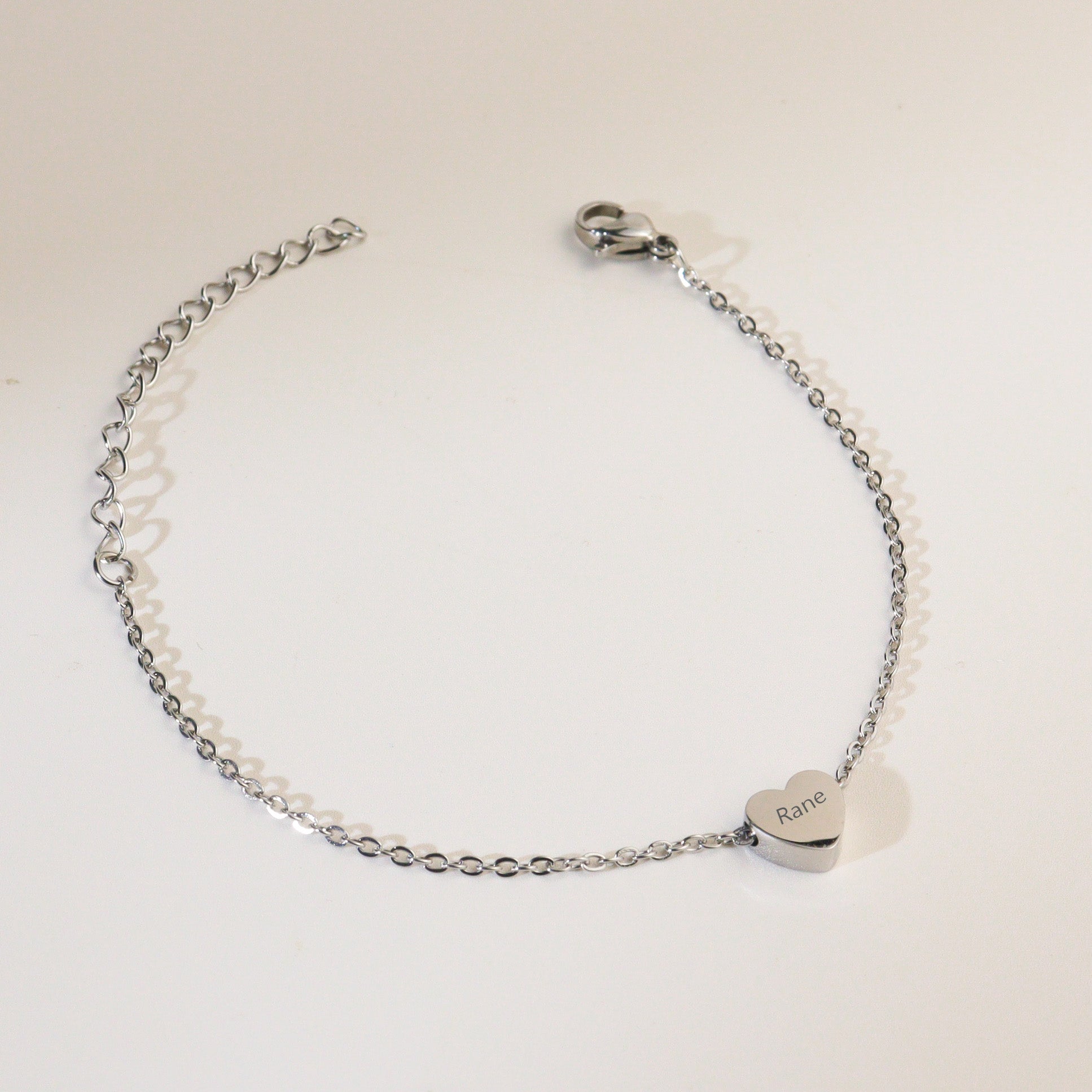 I Adore You Silver Bracelet