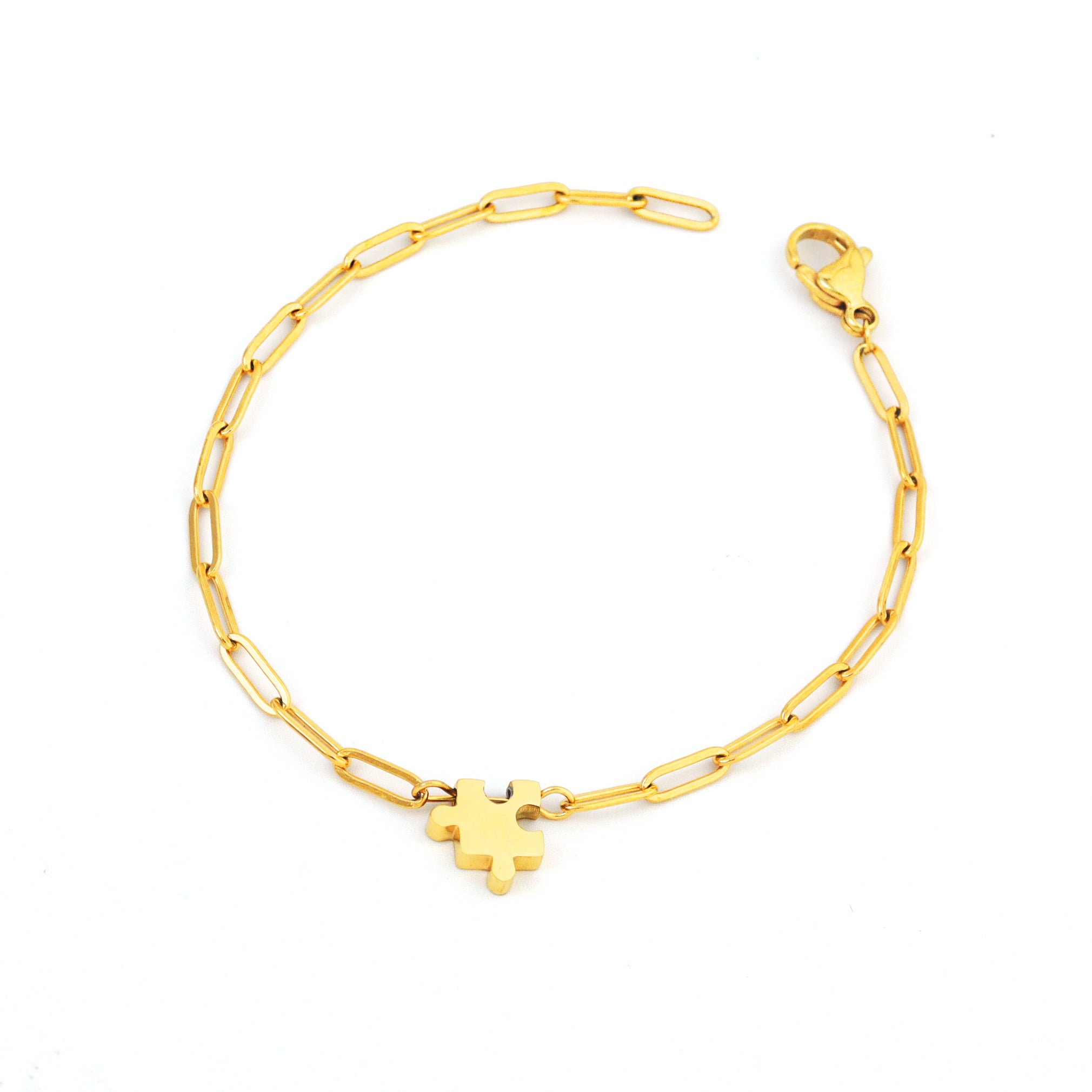 Puzzle Gold Bracelet
