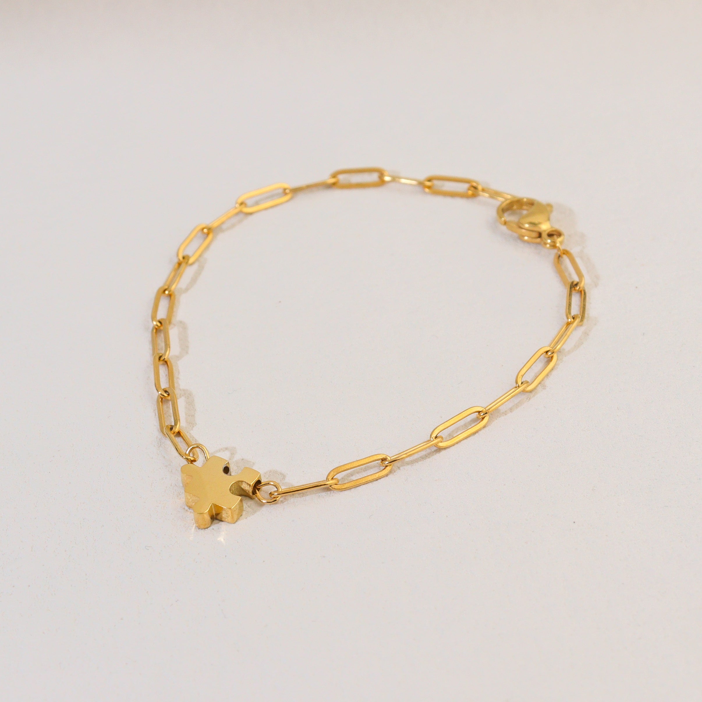 Puzzle Gold Bracelet