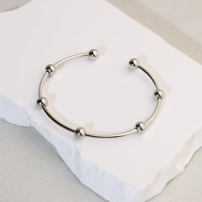 Silver Multi Ball Bangle