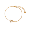 In Your Heart Gold Bracelet