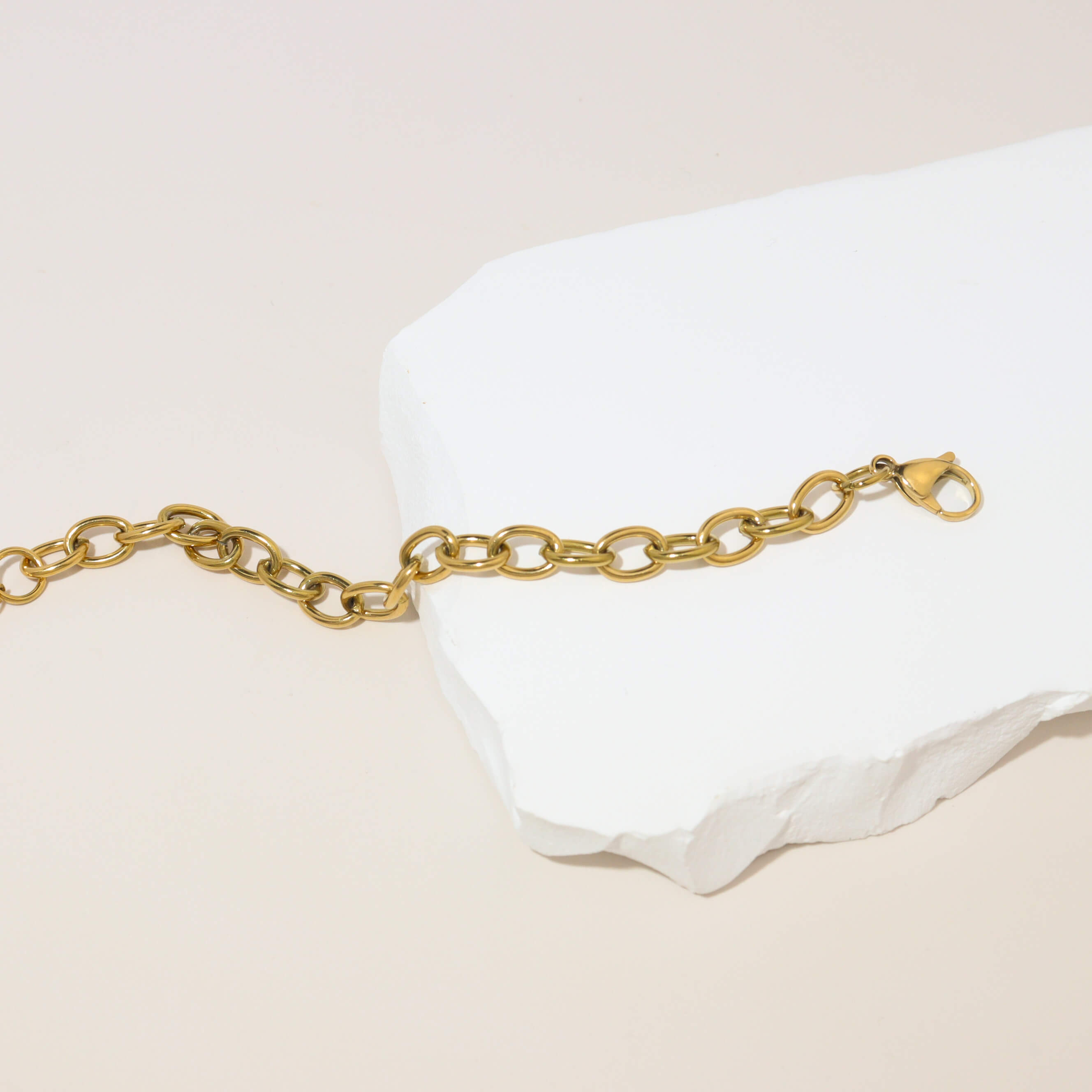 Gold Figaro Chain Bracelet