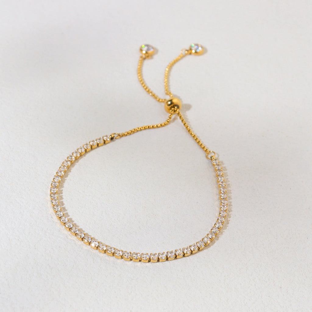 Tennis Gold Bracelet