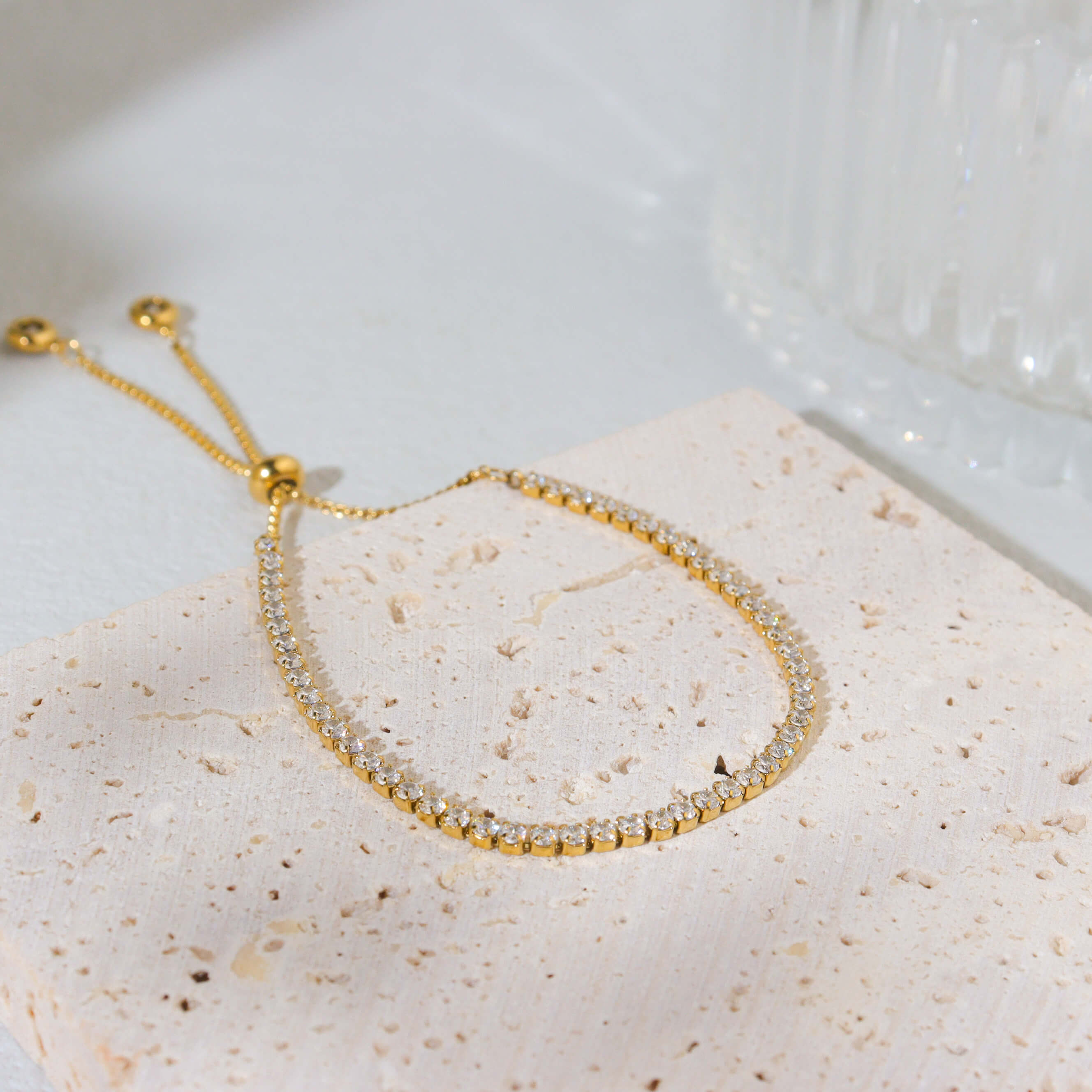 Tennis Gold Bracelet