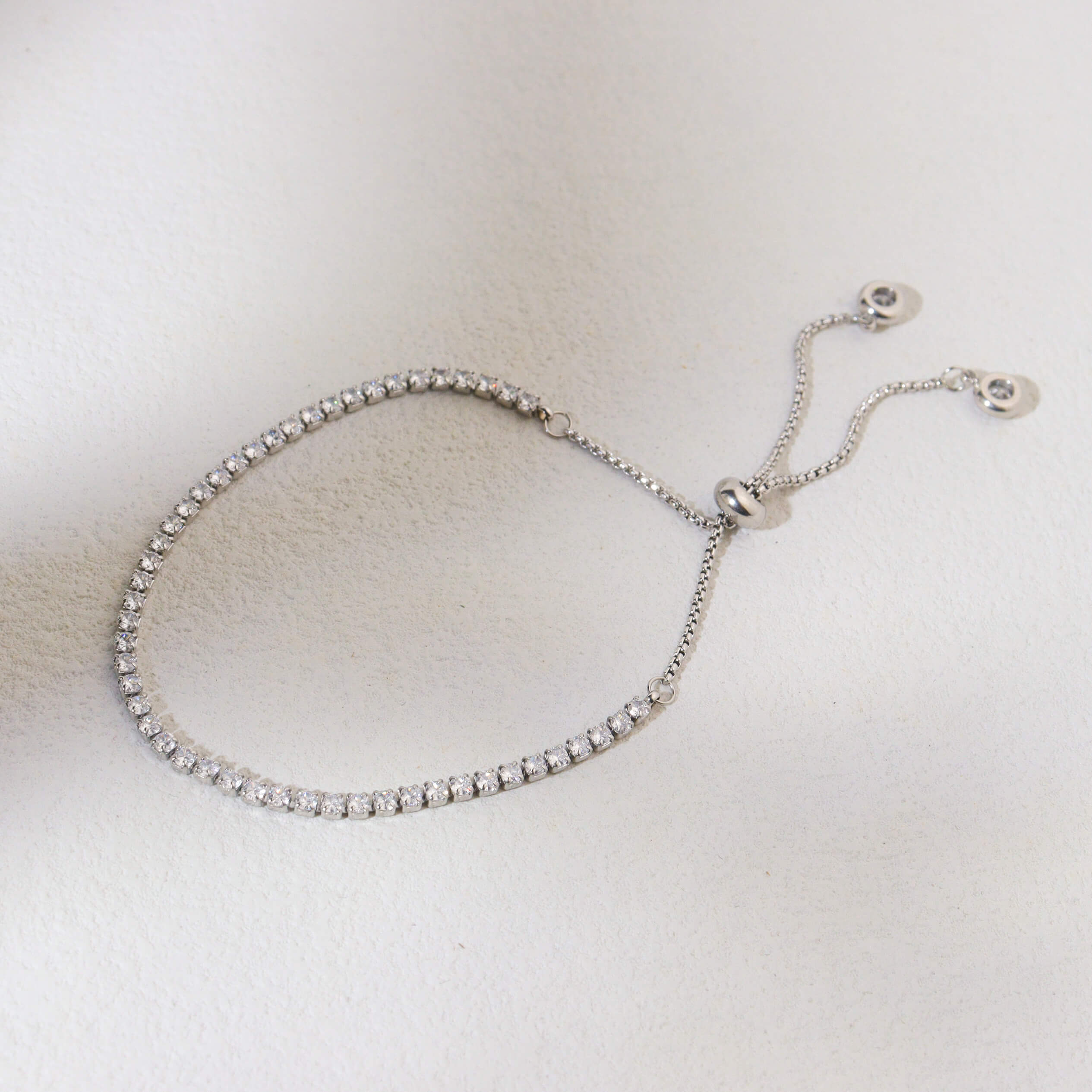 Tennis Silver Bracelet