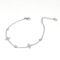 Shimmer Clove Silver Bracelet