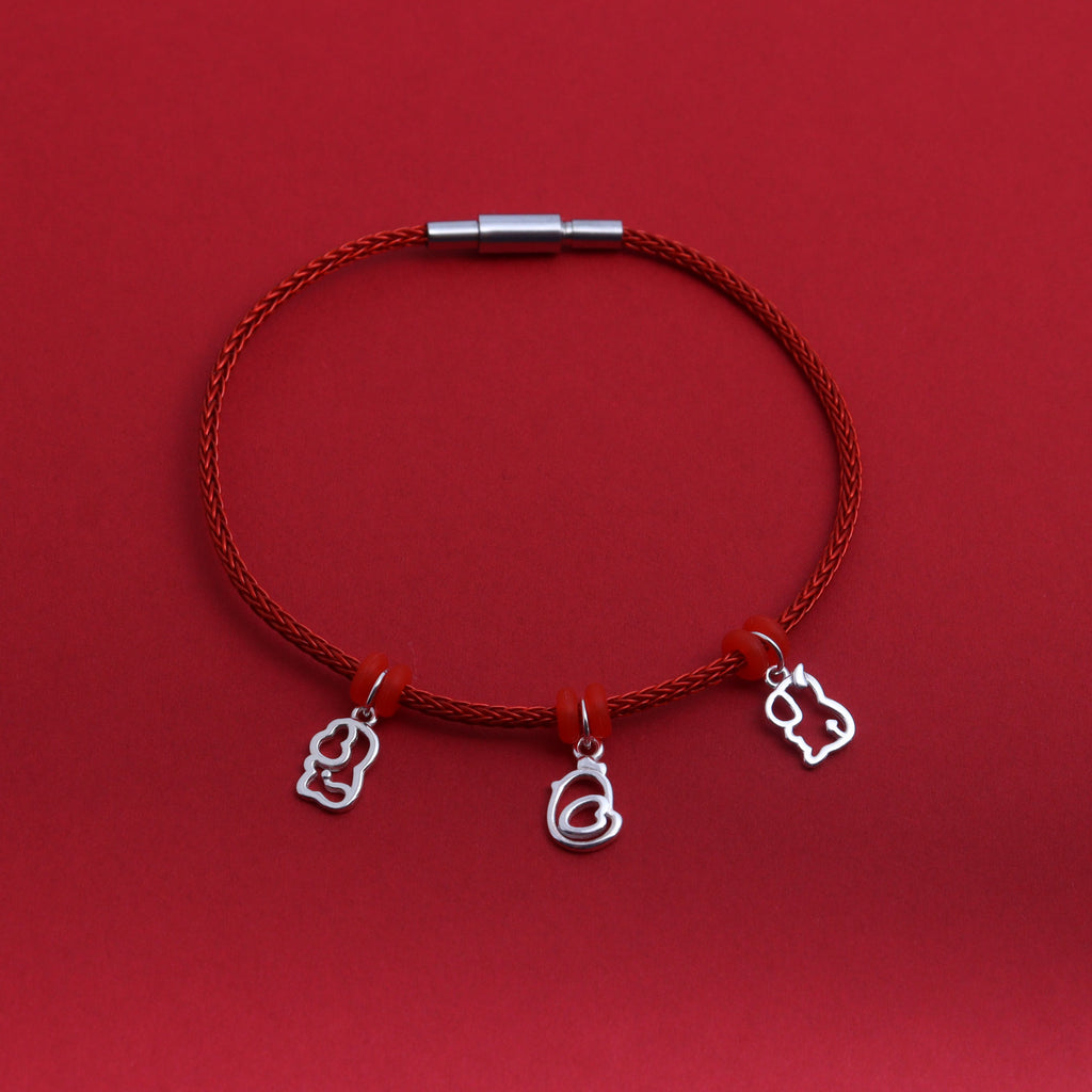 十二生肖三合六合贵人编织手链 | Chinese Zodiac Benefactor Leather Bracelet