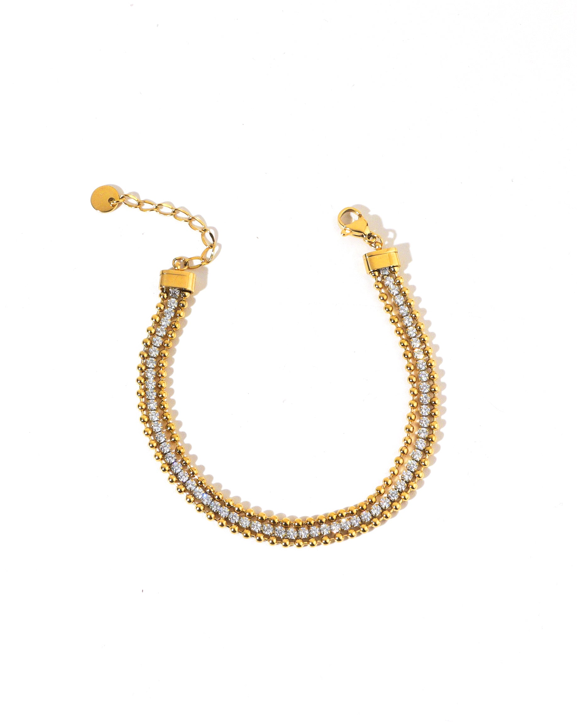 Gold Layered Tennis Bracelet