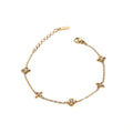 Gold Cruciform Bracelet