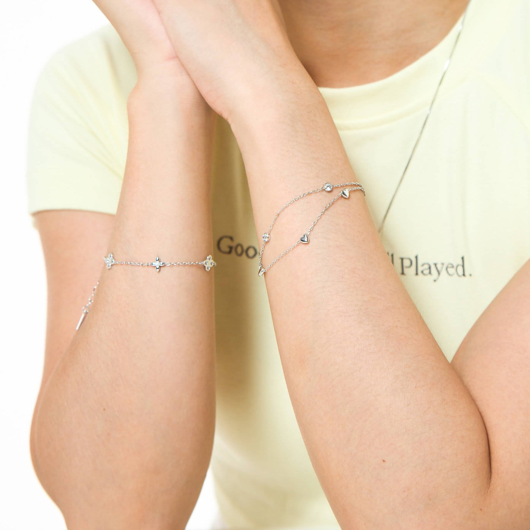 Silver Cruciform Bracelet