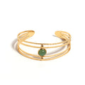 Emo Cultivating Gold Bangle