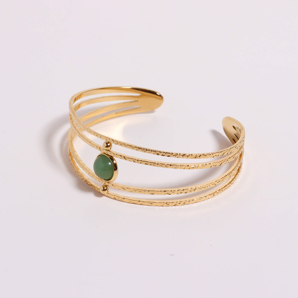 Emo Cultivating Gold Bangle