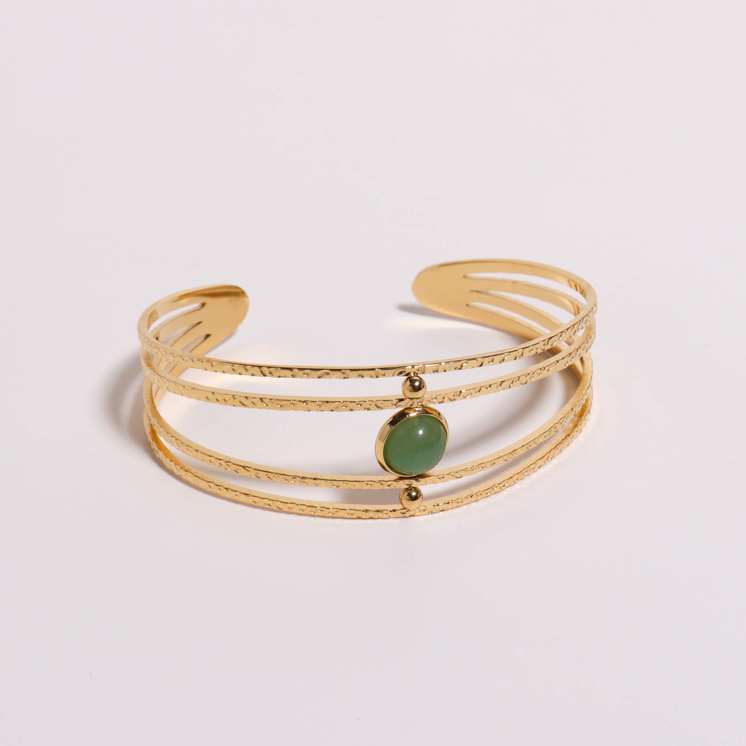 Emo Cultivating Gold Bangle
