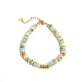 Soothe Multi-stone Gold Bracelet
