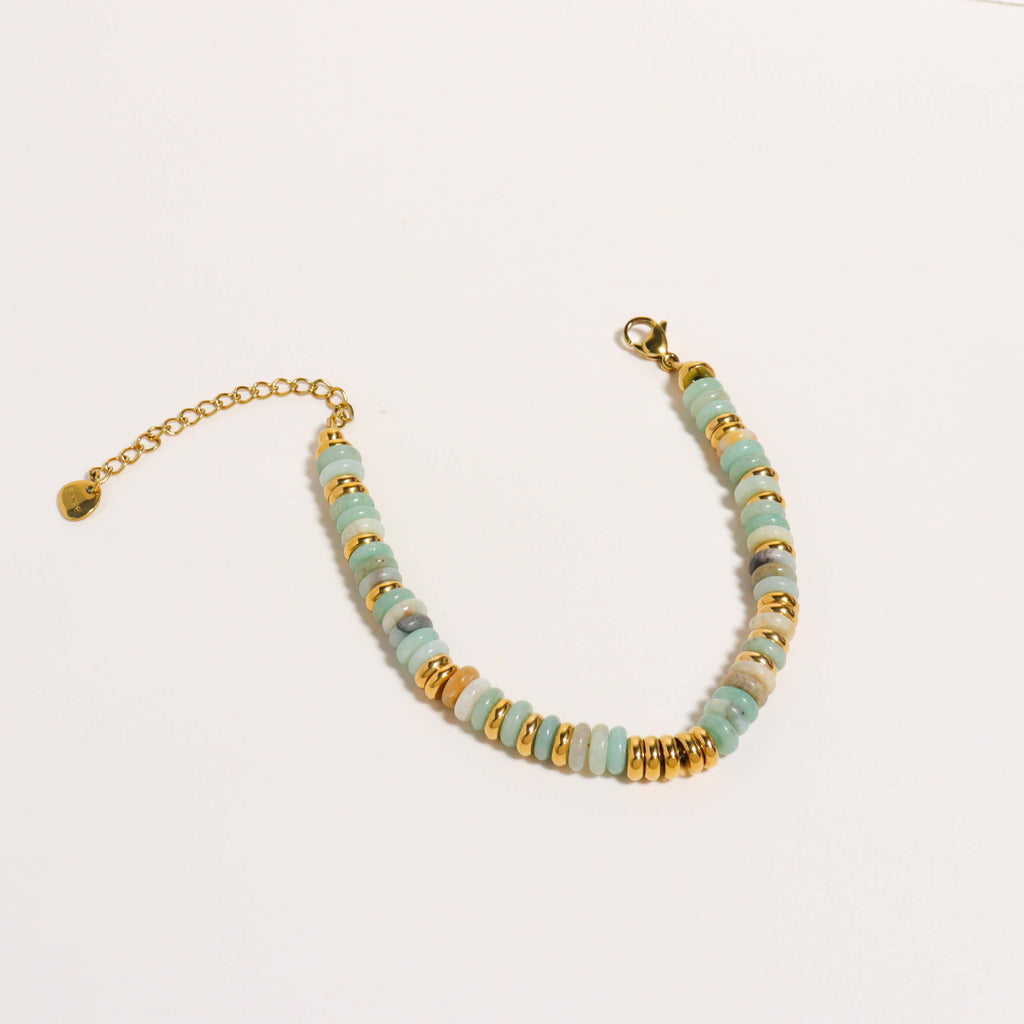 Soothe Multi-stone Gold Bracelet