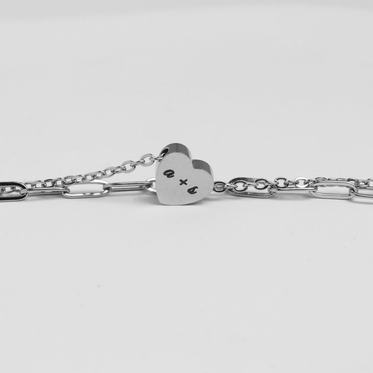 I Adore You Silver Bracelet