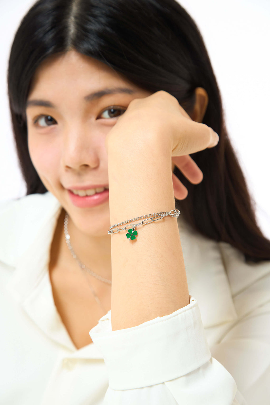 Lucky Trinket Layered Bracelet