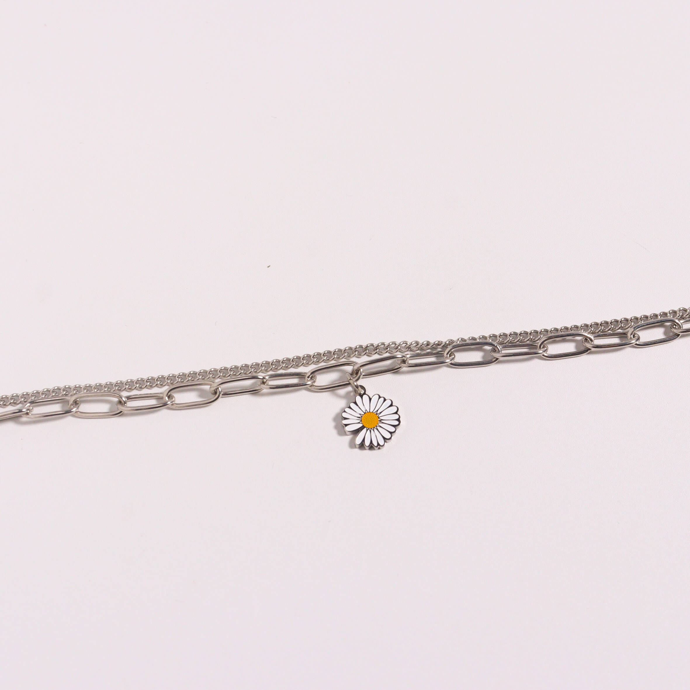 Dainty Daisy Layered Bracelet