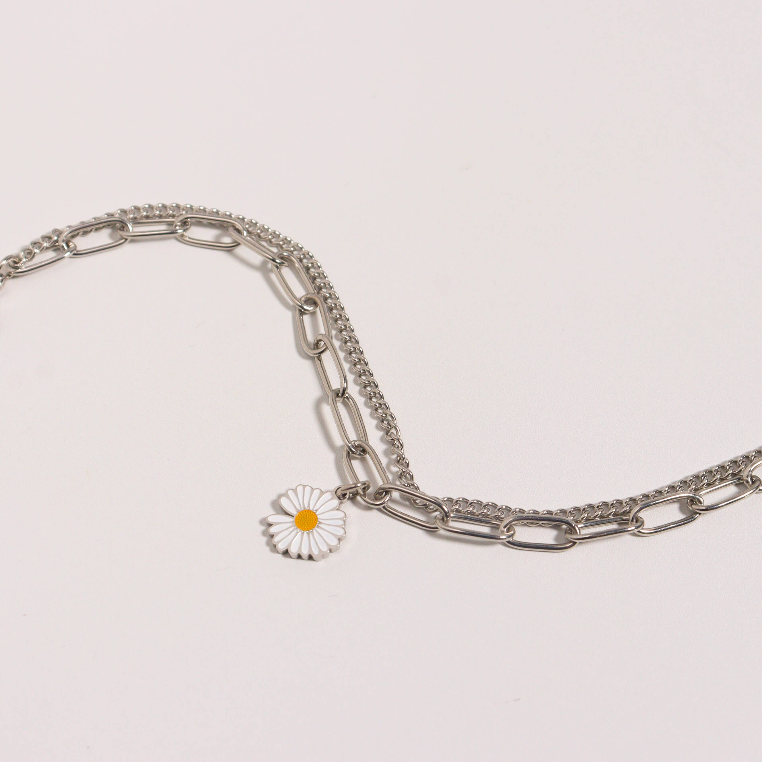 Dainty Daisy Layered Bracelet