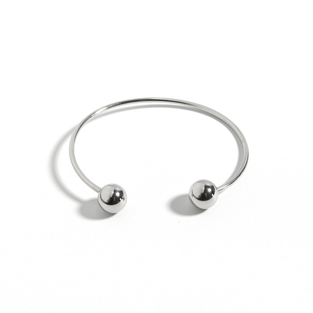Vitality Sphere Silver Bangle