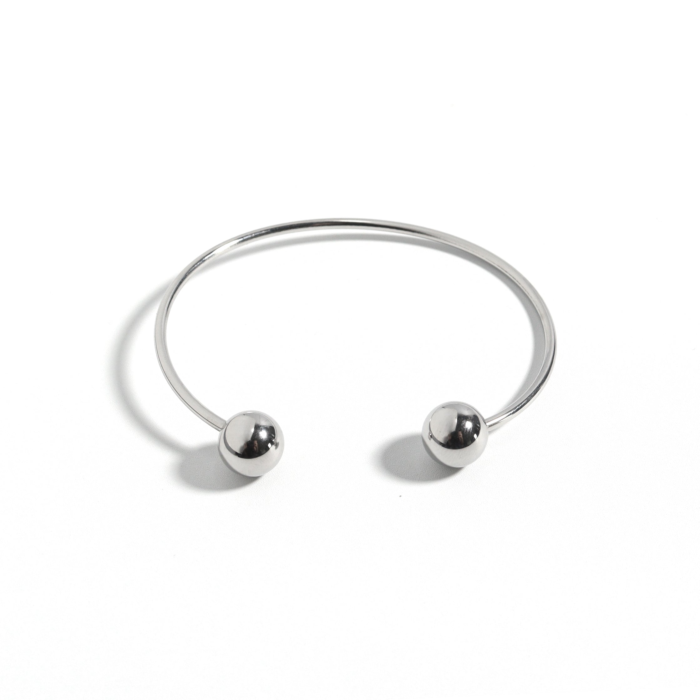 Vitality Sphere Silver Bangle