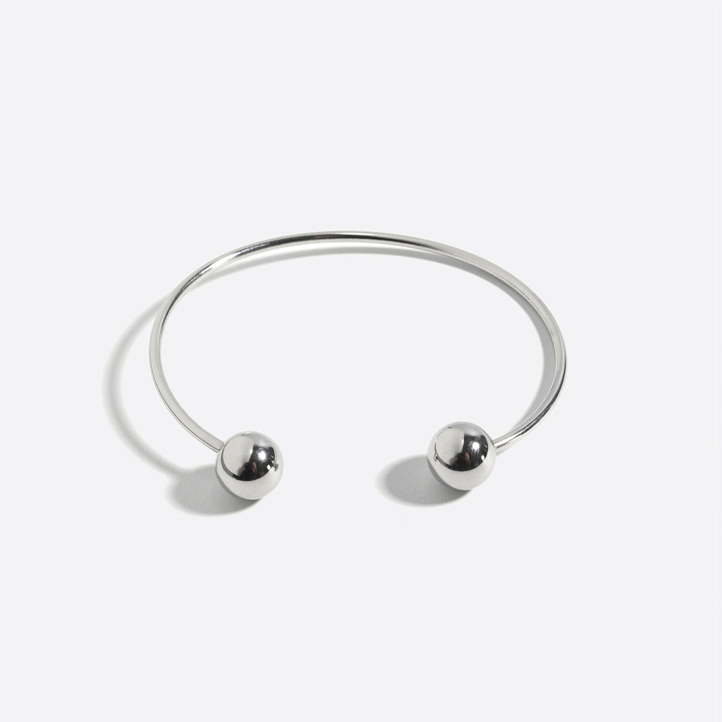 Vitality Sphere Silver Bangle